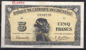 French West African 28-a Aunc